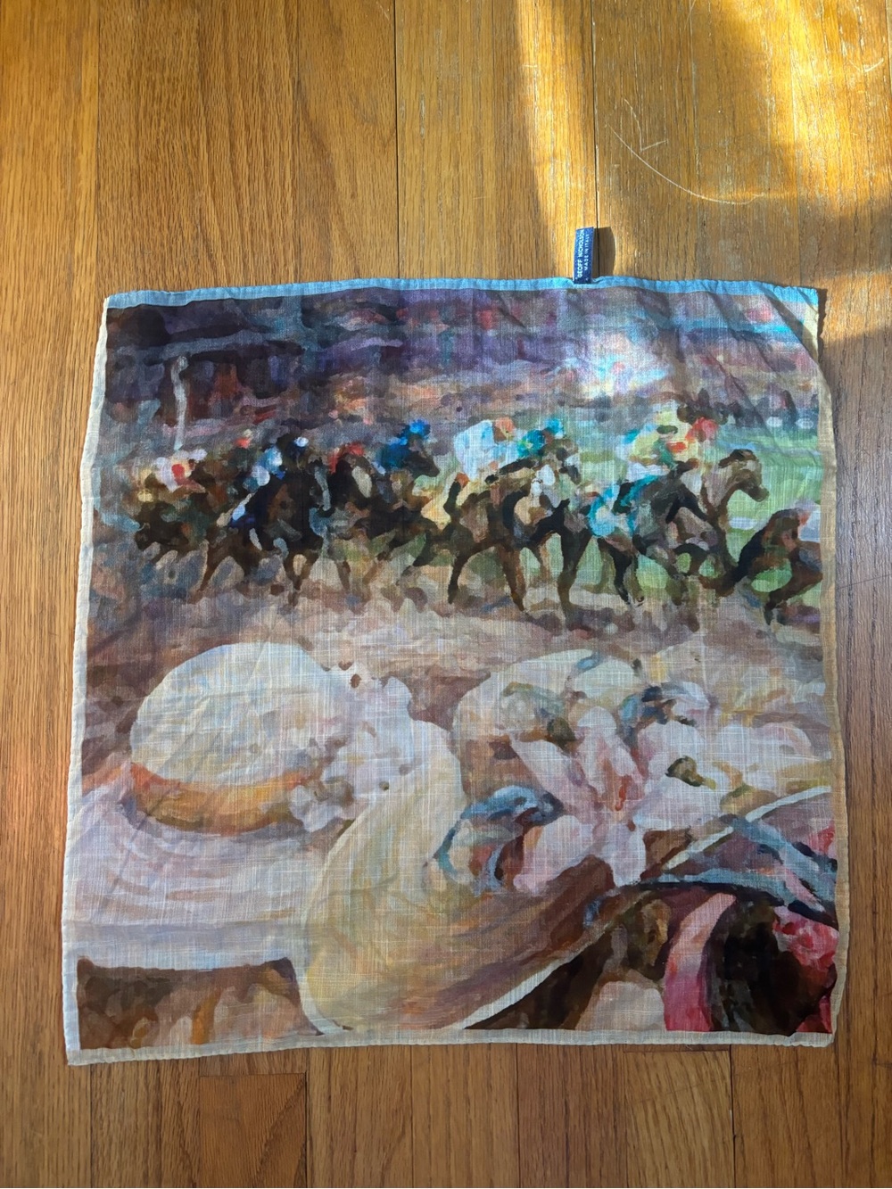 GEOFF NICHOLSON WATERCOLOR BANDANA SQUARE